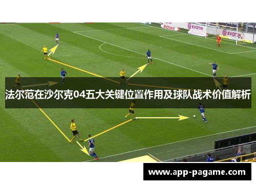 法尔范在沙尔克04五大关键位置作用及球队战术价值解析 法尔范在沙尔克04五大关键位置作用及球队战术价值解析