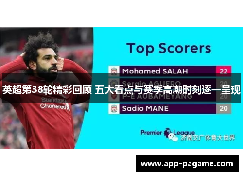 英超第38轮精彩回顾 五大看点与赛季高潮时刻逐一呈现